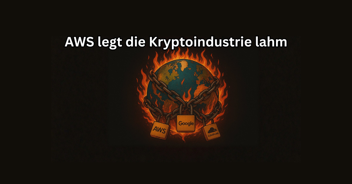 AWS legt Kryptoindustrie lahm